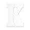 6 Pack: 13" White MDF Uppercase Letter by Make Market®